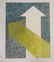 CLARENCE H. CARTER PAINTING ON FIBER PAPER. UNTITLED.