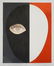 CLARENCE H. CARTER PAINTING ON FIBER PAPER W/COLLAGE.