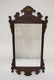 ANTIQUE CHIPPENDALE STYLE SCROLL CUT MIRROR WITH
