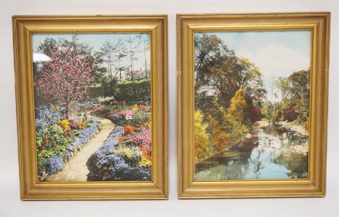 2 WALLACE NUTTING HAND COLORED PRINTS. 10 X 13 INCH (1 of 1)