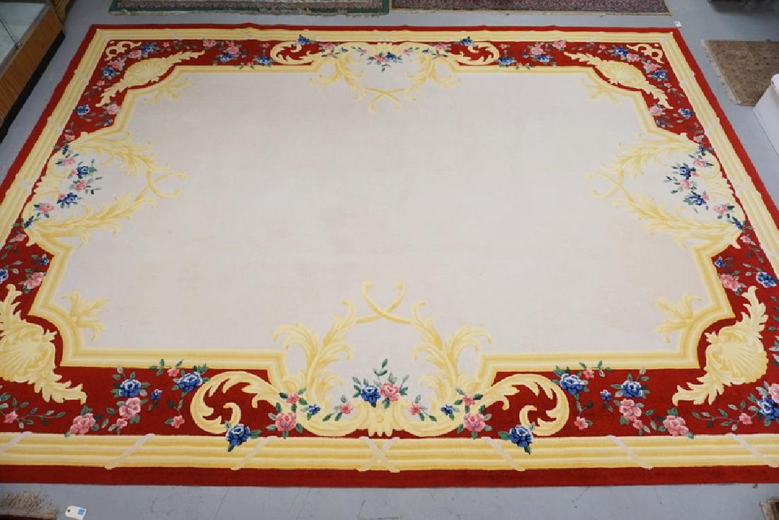 EDWARD FIELDS PALACE SIZE CARPET/RUG MEASURING 18 FEET: EDWARD FIELDS PALACE SIZE CARPET/RUG MEASURING 18 FEET X 13 FEET.