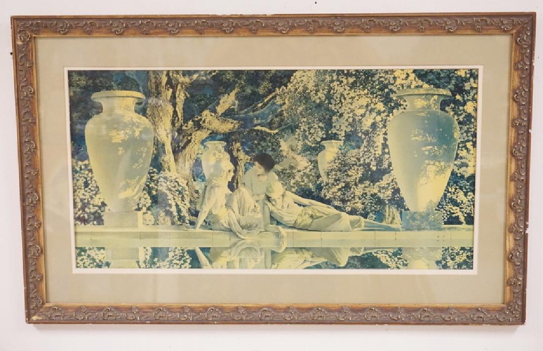 MAXFIELD PARRISH LARGE GARDEN OF ALLAH. REFRAMED. 14 X (1 of 1)