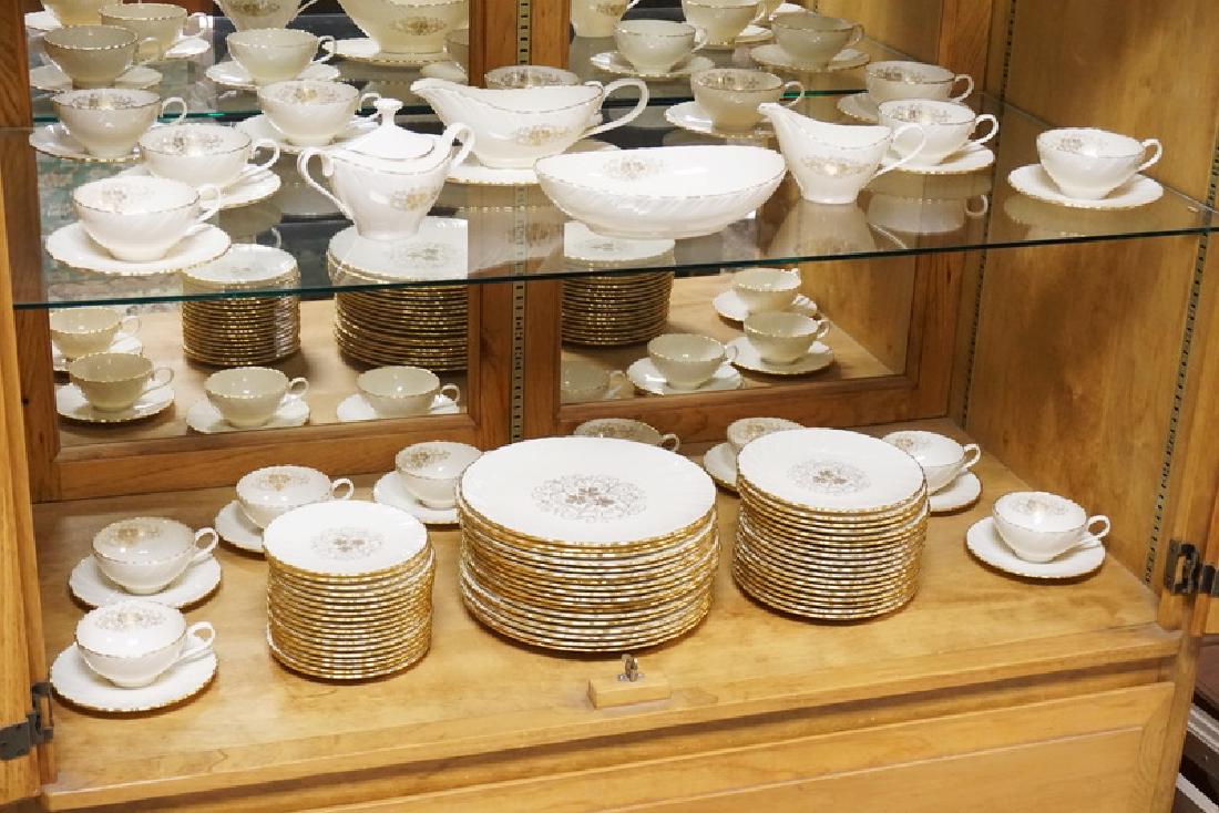 92 PIECE LENOX *ORLEANS* PATTERN DINNERWARE. DINNER (1 of 3)