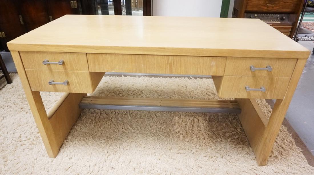 MCM DESK BY CENTURY. 54 1/4 INCHES X 26 INCHES TOP. 30: MCM DESK BY CENTURY. 54 1/4 INCHES X 26 INCHES TOP. 30 INCHES HIGH