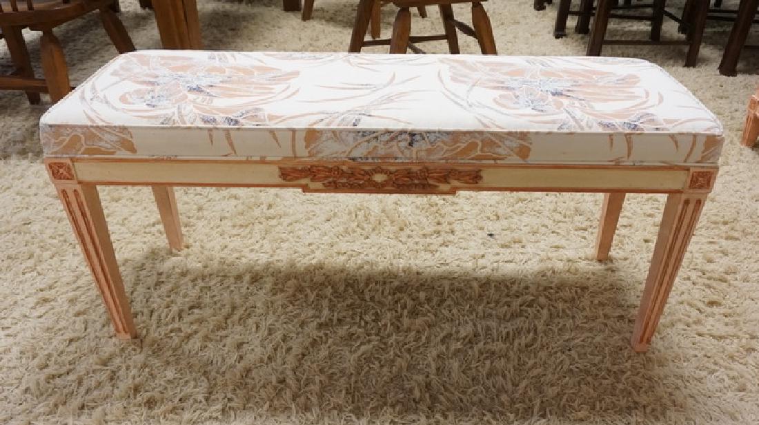 BAKER FURNITURE BENCH MEASURING 42 X 14 AND 19 INCHES (1 of 4)