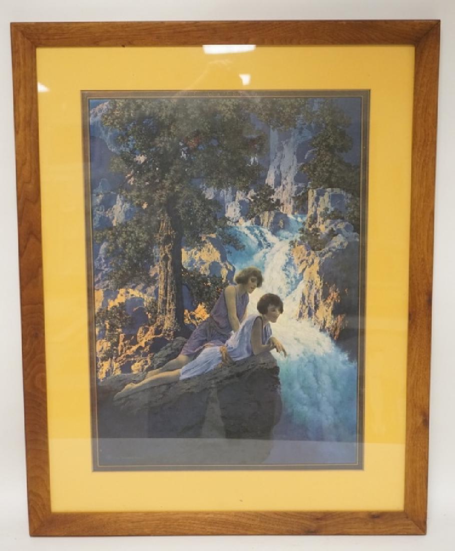 MAXFIELD PARRISH PRINT *THE WATERFALL*. 18 1/2 X 25 3/4 (1 of 1)