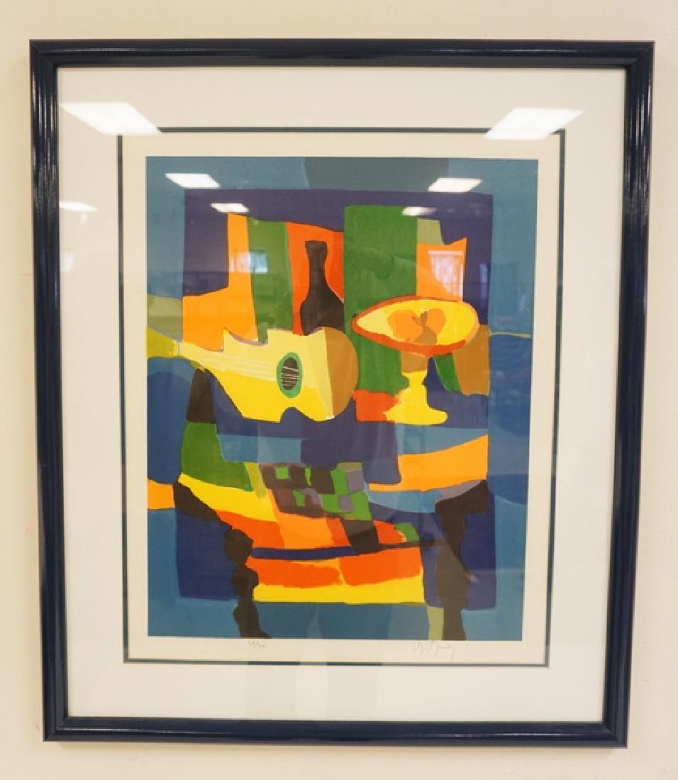 MARCEL MOULY PENCIL SIGNED AND NUMBERED LITHO. #38/300. (1 of 4)