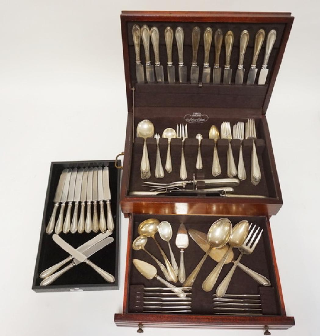GORHAM *EDGEWORTH* STERLING SILVER FLATWARE SET. 137 (1 of 7)