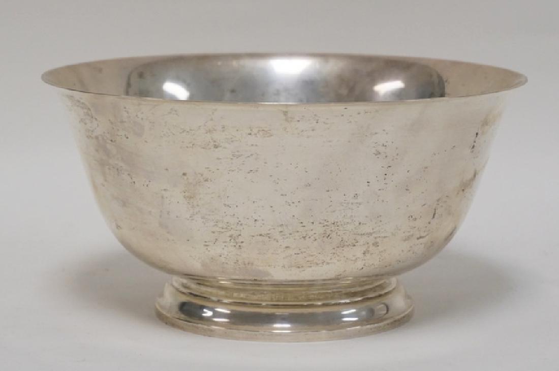 LARGE STERLING SILVER CENTER BOWL BY WATSON. 44.03 TROY (1 of 2)