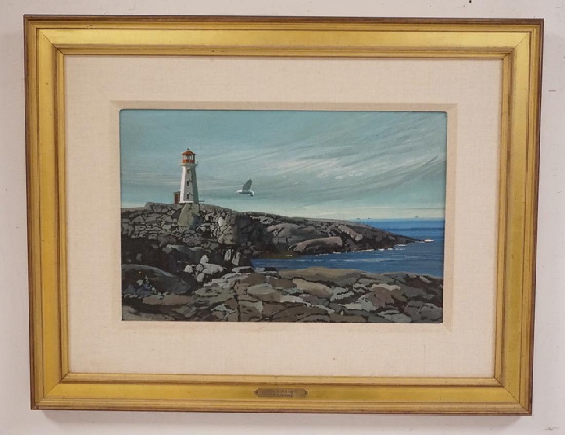 STANLEY M. ZUCKERBERG (1919-1995) OIL PAINTING ON BOARD (1 of 3)