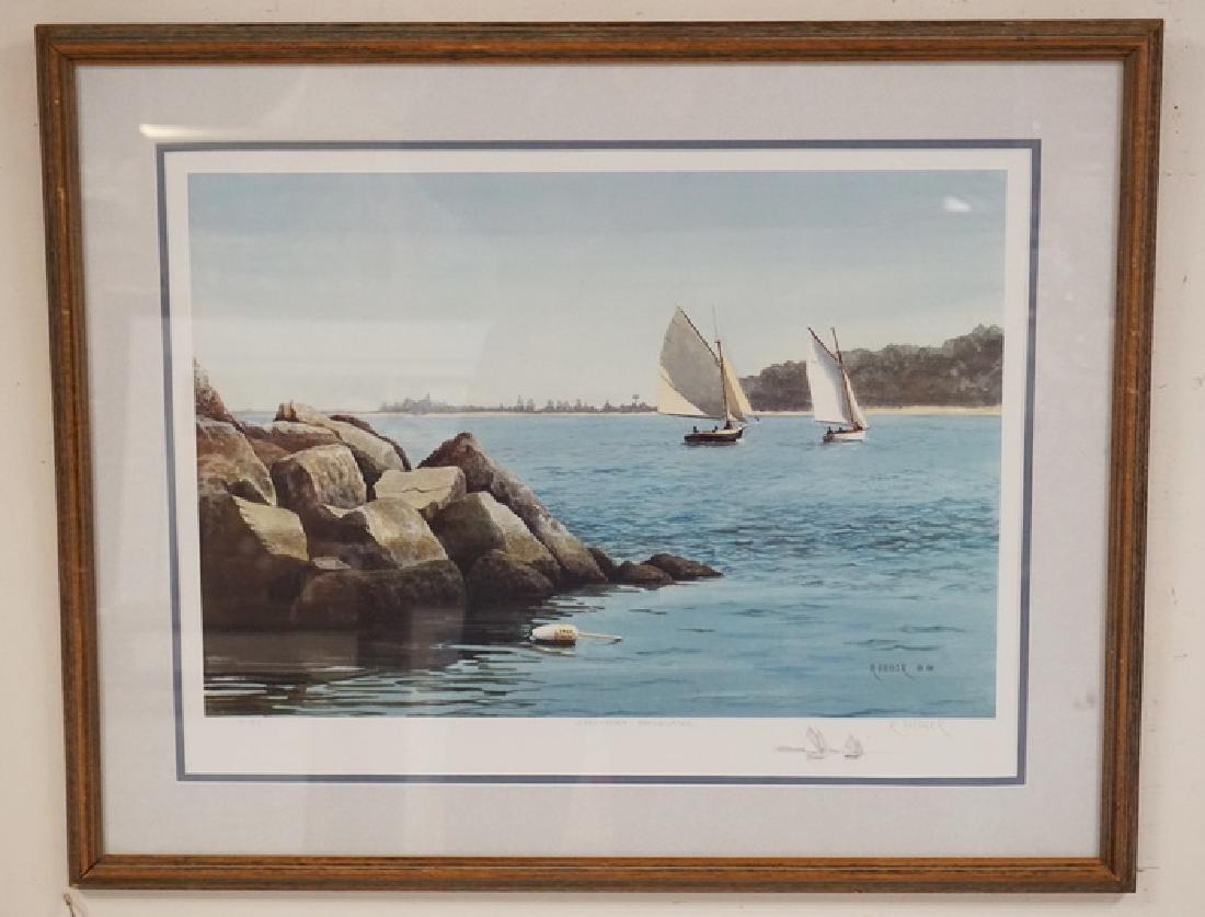 RICHARD FIEDLER GICLEE PRINT TITLED *GREENPORT (1 of 3)
