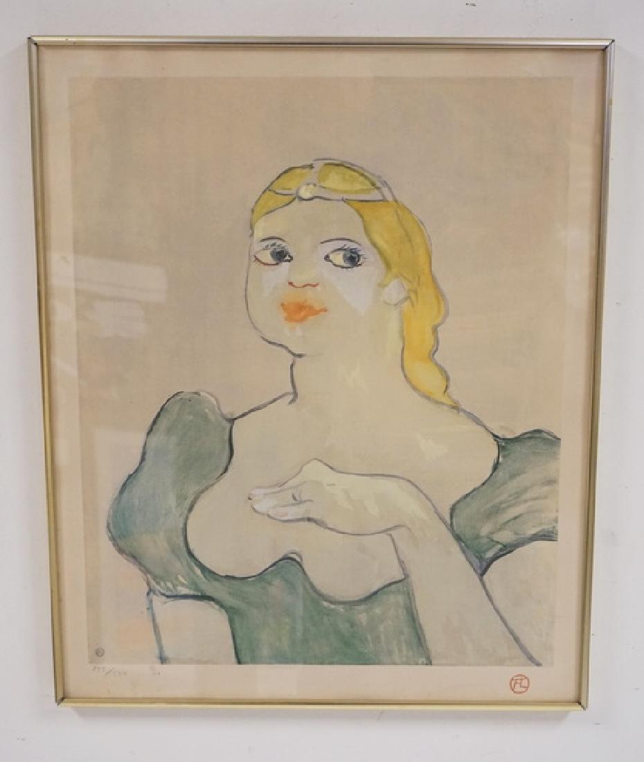 HENRI DE TOULOUSE-LAUTREC PENCIL NUMBERED PRINT ON (1 of 3)