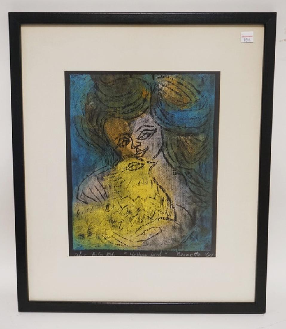 LIMITED EDITION PRINT TITLED *YELLOW BIRD*. EDITION #12 (1 of 4)