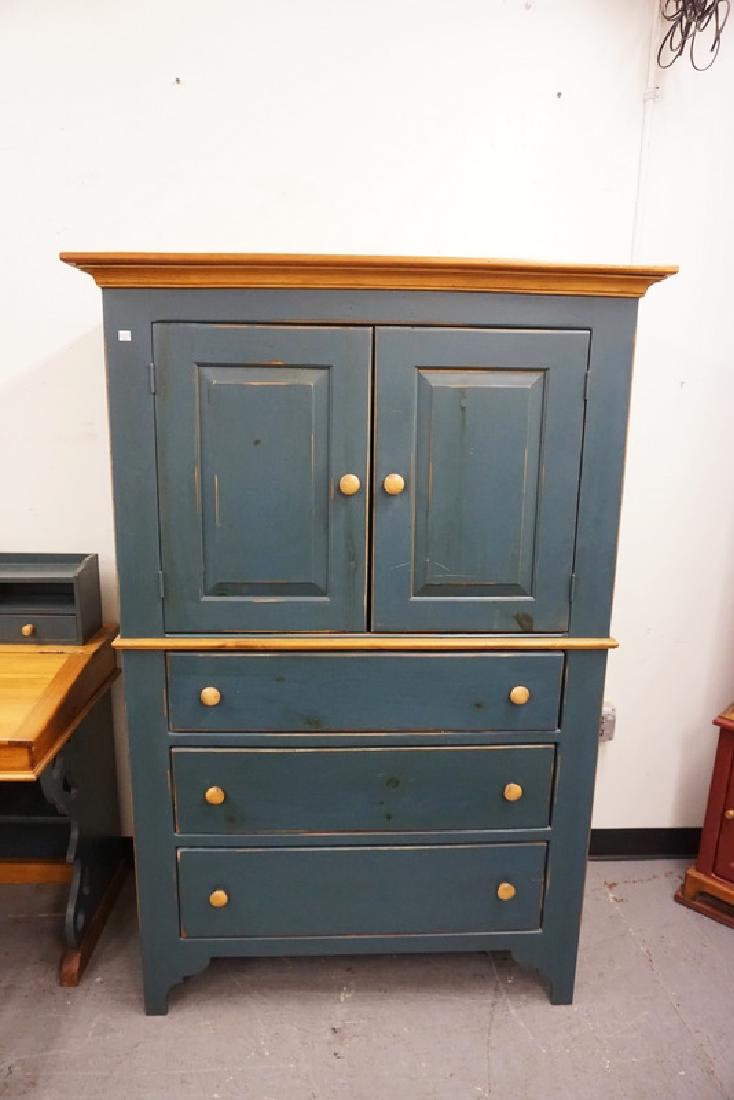 COUNTRY STYLED ENTERTAINMENT CABINET HAVING 2 DOORS (1 of 1)