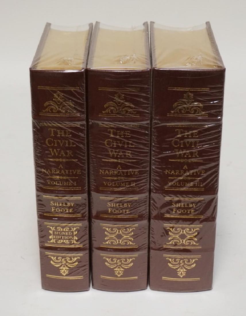 3 VOLUME SET BY THE EASTON PRESS. *THE CIVIL WAS* BY (1 of 4)