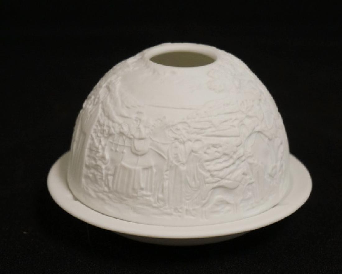 BERNARDAUD LIMOGES LITHOPHANE FAIRY LAMP. 4 1/2 INCHES (1 of 3)