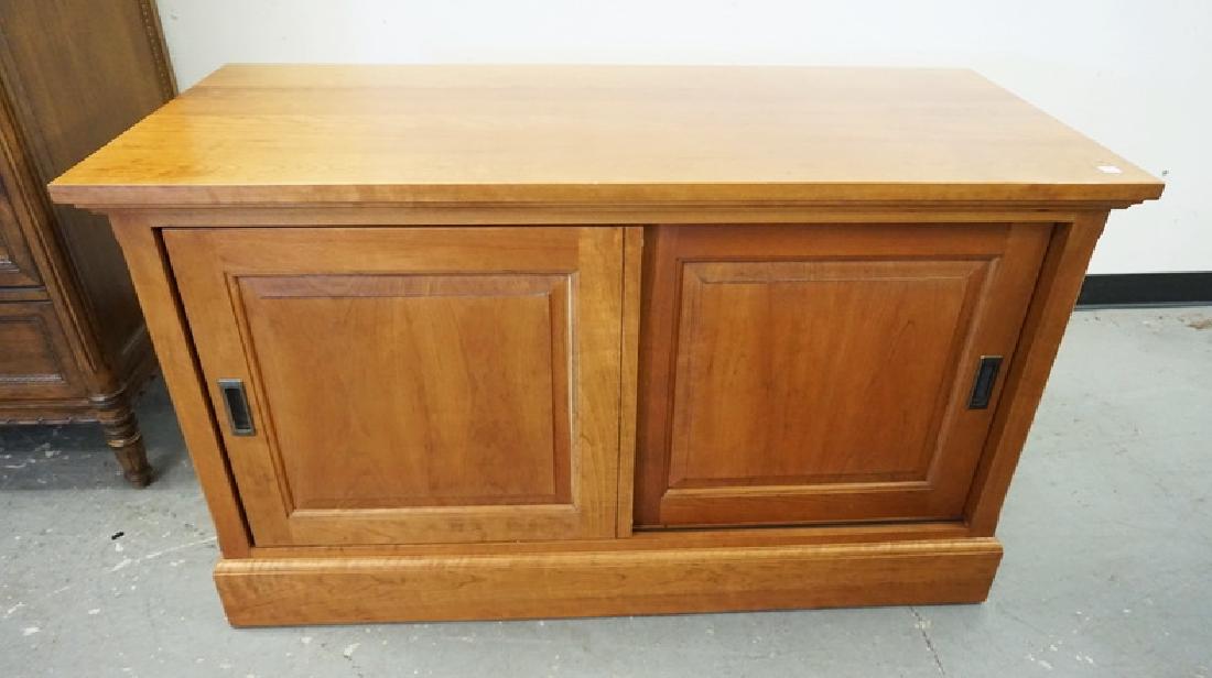 STICKLEY CHERRY 2 DOOR CABINET. 48 IN WIDE, 28 IN HIGH (1 of 2)