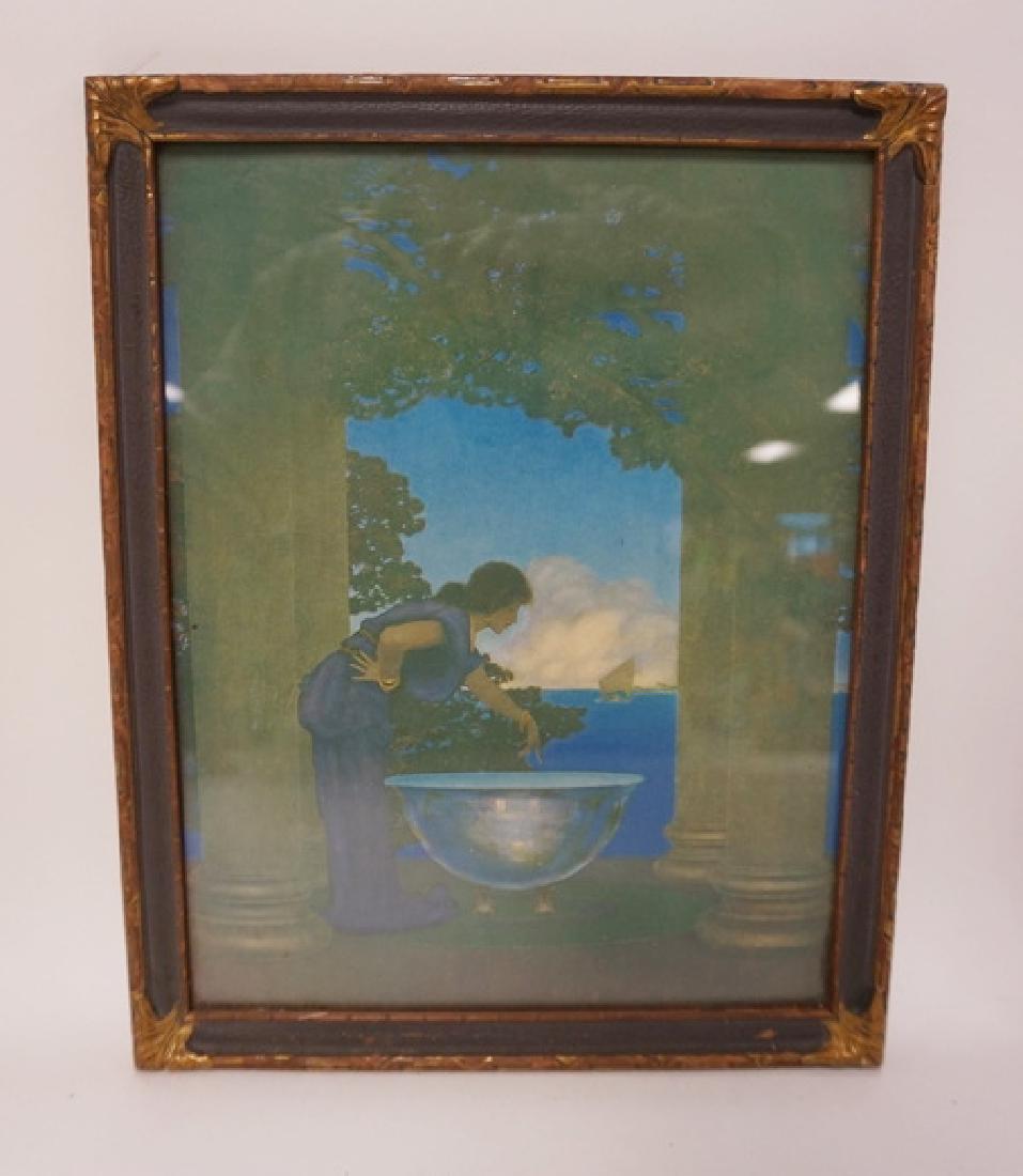 MAXFIELD PARRISH PRINT *CIRCES PALACE*, ALL ORIGINAL. 8: MAXFIELD PARRISH PRINT *CIRCES PALACE*, ALL ORIGINAL. 8 1/2 IN X 11 IN
