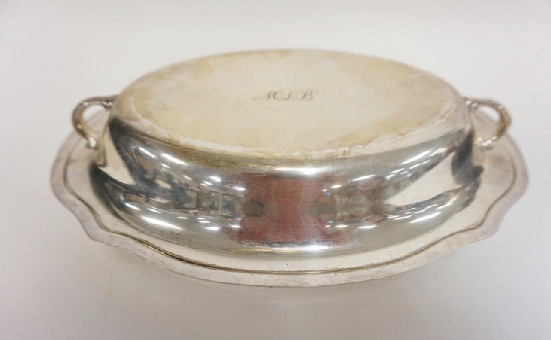 GORHAM STERLING SILVER COVERED SERVING DISH #13565. (1 of 3)
