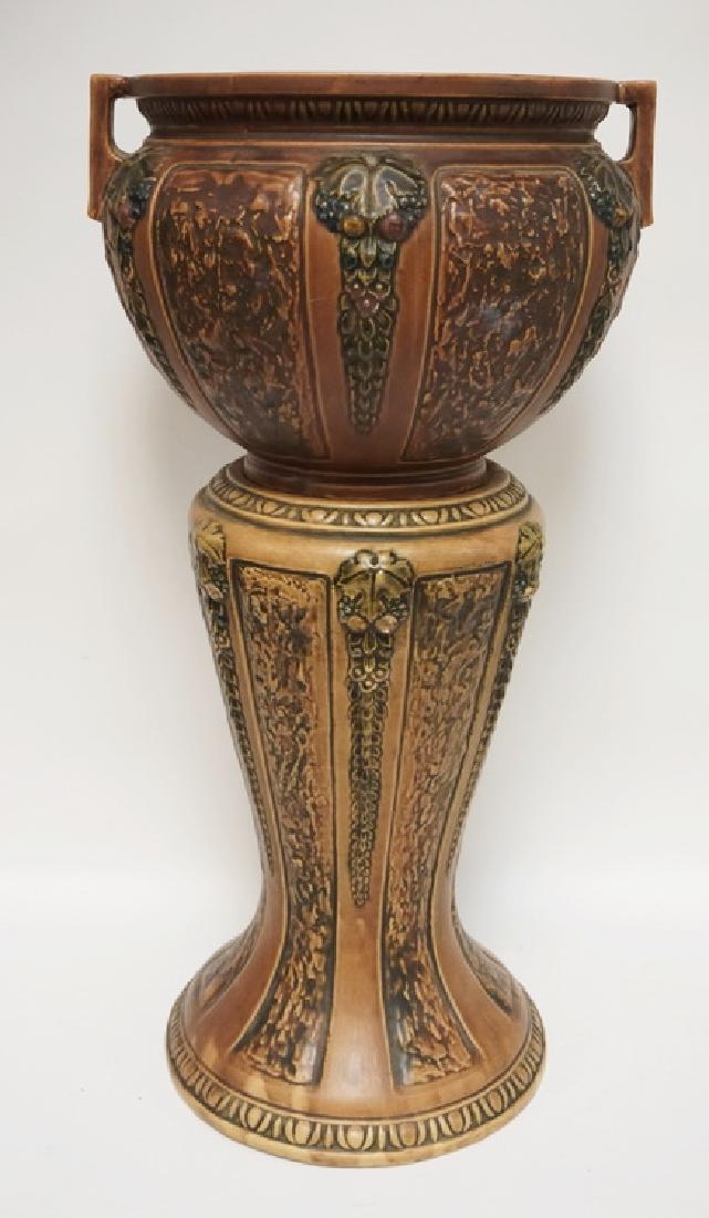 ROSEVILLE *FLORENTINE* ART POTTERY JARDINIERE AND