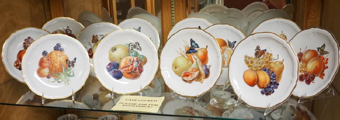 SET OF 12 ROSENTHAL *CHIPPENDALE* PLATES WITH FRUIT AND (1 of 3)
