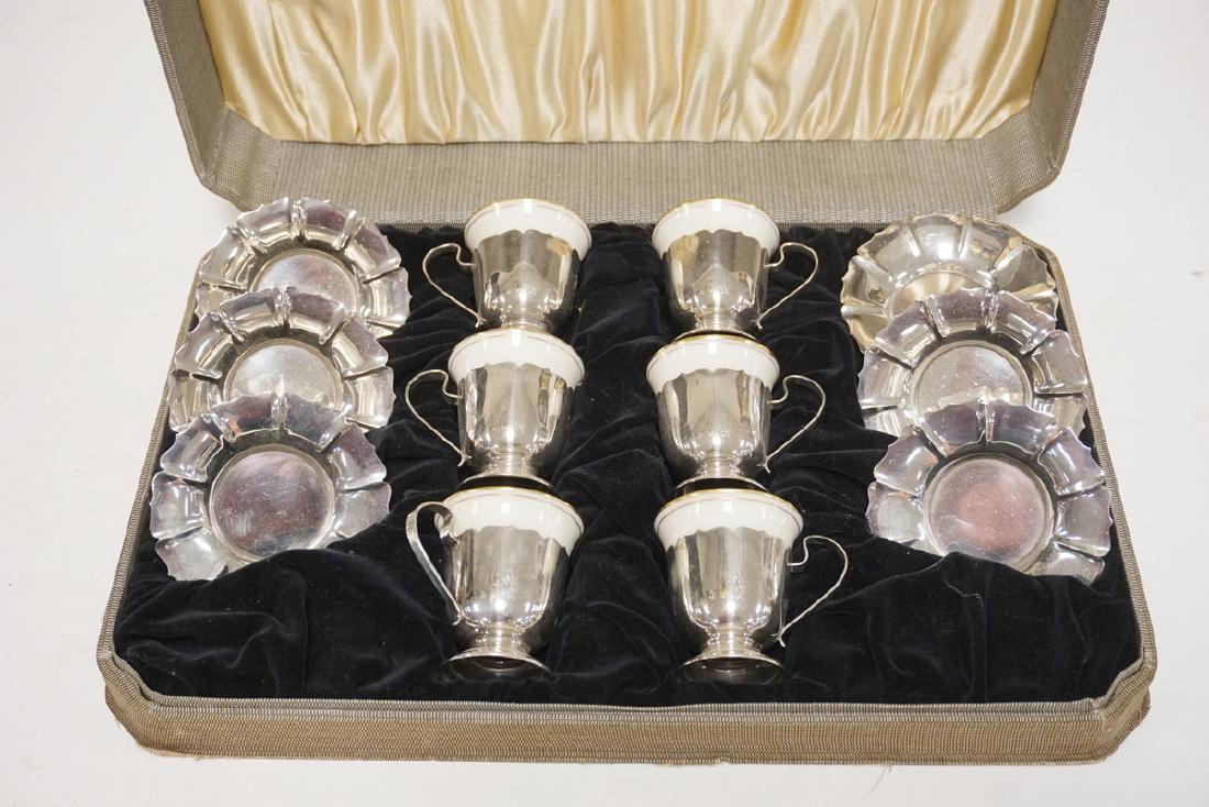 6 SETS OF LENOX PORCELAIN AND STERLING SILVER DEMITASSE (1 of 3)
