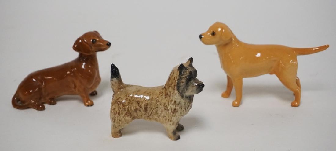 GROUP OF 3 BESWICK, ENGLAND SMALL DOGS. TALLEST 3 1/4 (1 of 1)