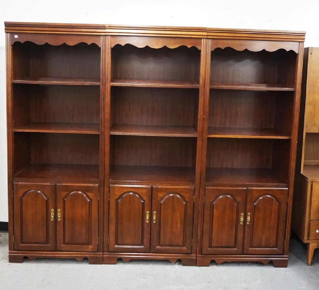 3 PC SHELF UNIT WITH EACH SECTION HAVING 2 LOWER DOORS (1 of 1)