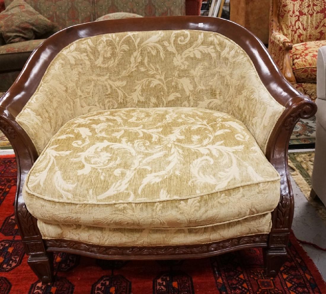 FLAIR BY BERNHARDT CARVED MAHOGANY OVERSIZED (1 of 1)