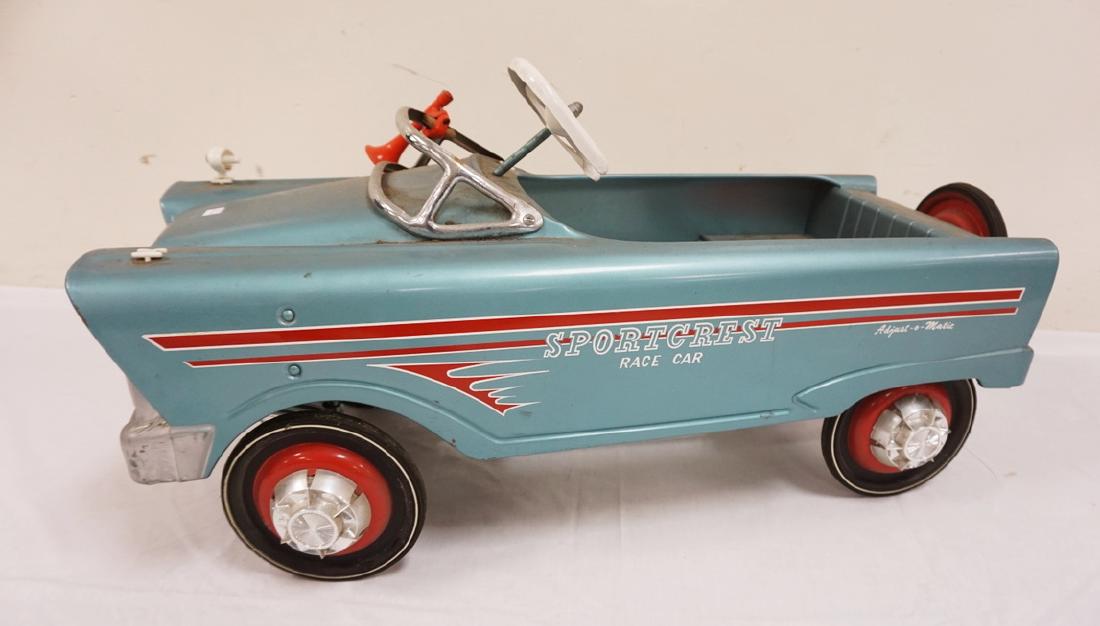 MURRY *SPORTCREST RACE CAR* PEDAL CAR. VINTAGE AND (1 of 4)