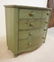 BROYHILL YORKSHIRE MARKET 4 DRW BOW FRONT GREEN CHEST. - 2