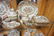 75 PC HAND PAINTED CHINESE DINNERWARE SET. EARLY 20TH - 3