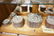 75 PC HAND PAINTED CHINESE DINNERWARE SET. EARLY 20TH - 4