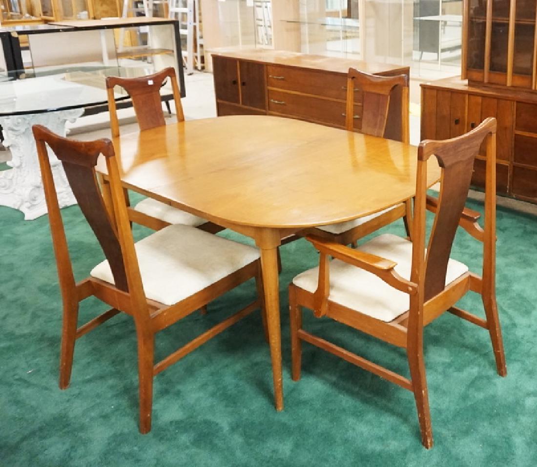 7 PIECE MID CENTURY MODERN DINING ROOM SET BY HUDSON. (1 of 9)