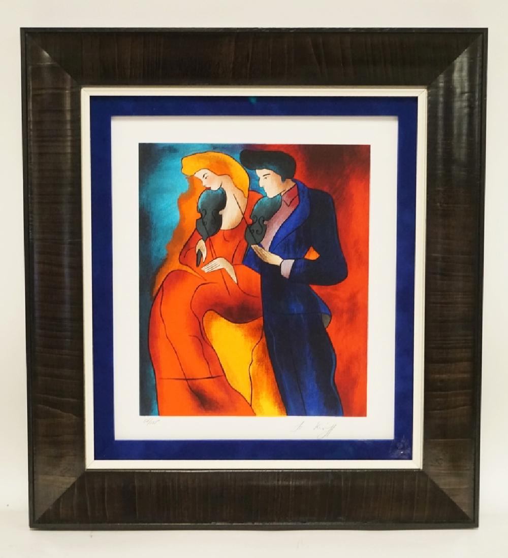 PENCIL SIGNED LIMITED EDITION PRINT BY *LE KINFF*. 16 (1 of 2)