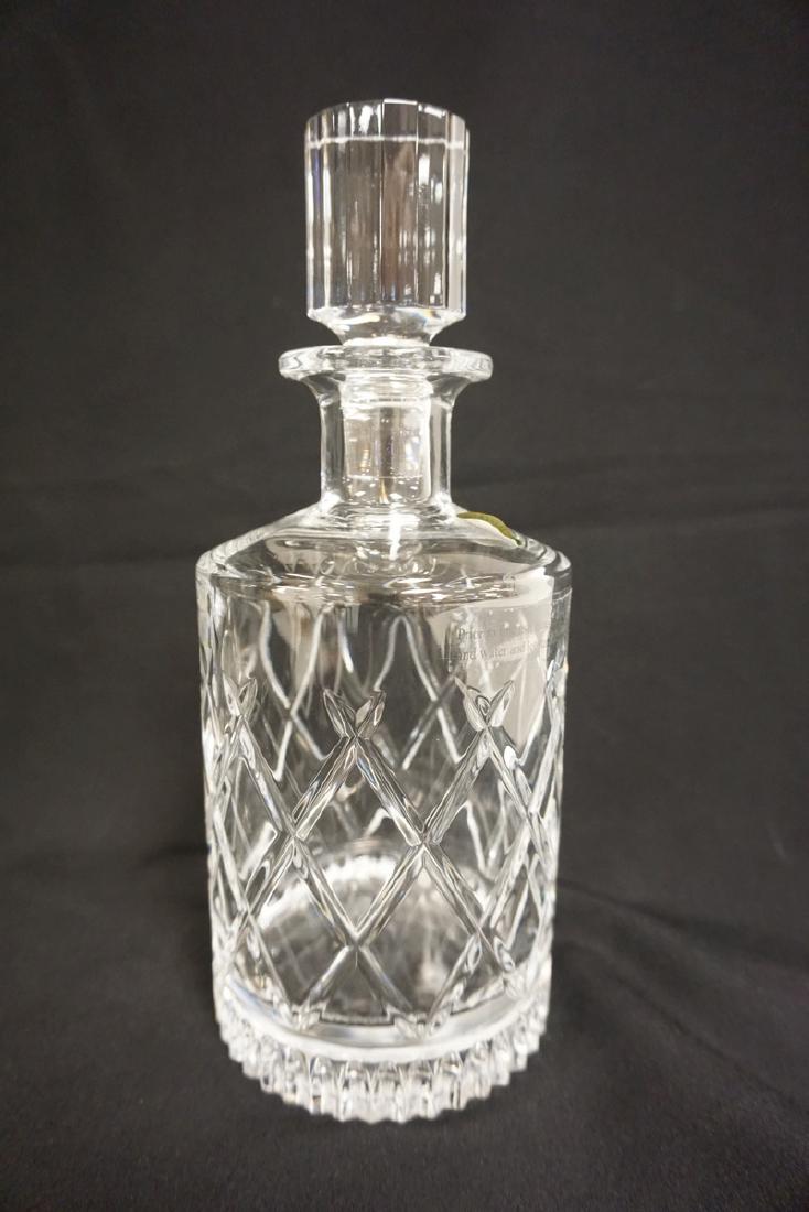 SIGNED WATERFORD CUT CRYSTAL DECANTER. 10 3/4 IN H (1 of 1)