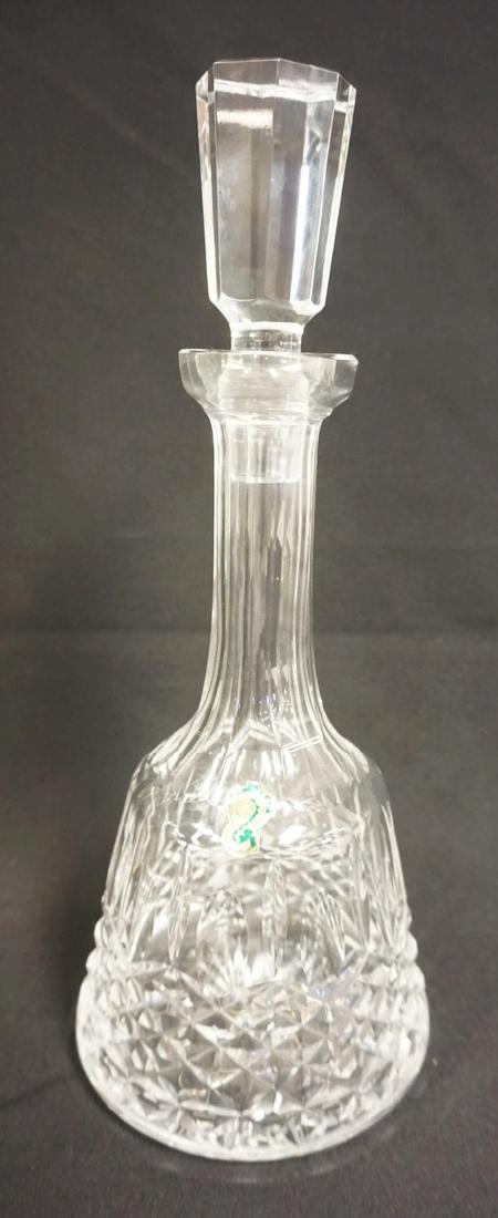 WATERFORD CUT CRYSTAL TALL DECANTER. 12 1/2 IN H (1 of 1)
