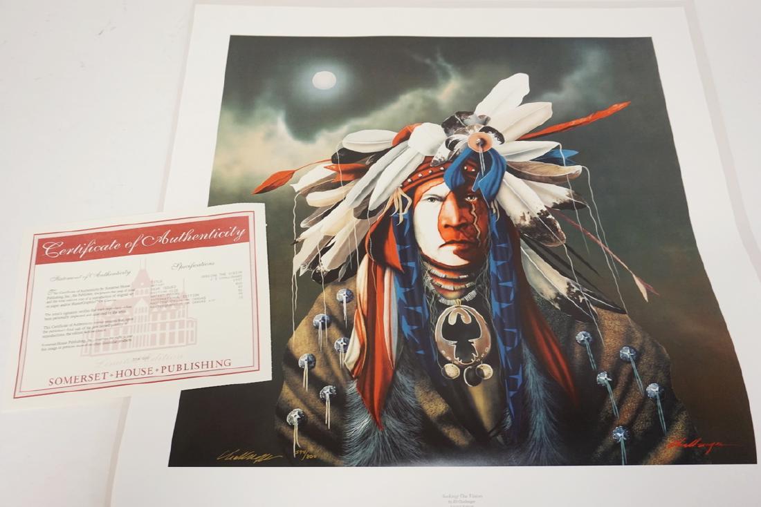 J.D. CHALLENGER *SEEKING THE VISION* SIGNED LMITED (1 of 1)