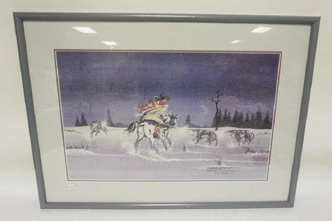 DOC TATE NEVAQUAYA FRAMED PRINT TITLED *WAYS OF THE (1 of 2)