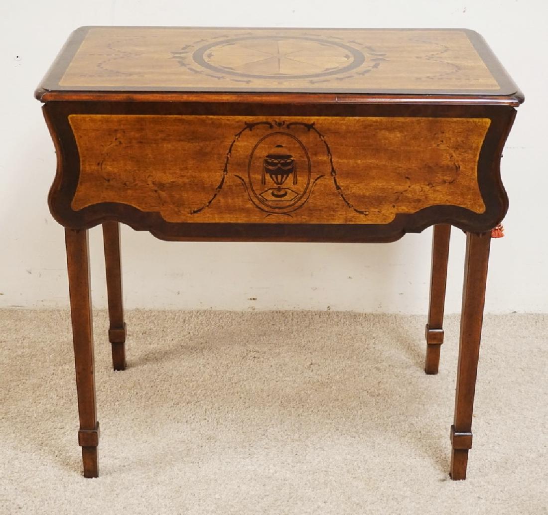 THEODORE ALEXANDER PEMBROKE FORM DROPLEAF TABLE. (1 of 4)