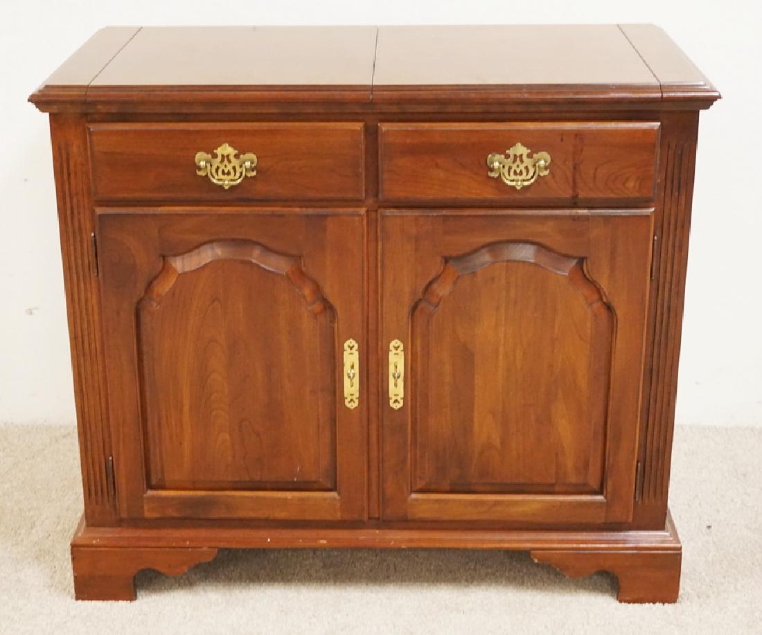 KNOB CREK CHERRY SERVER WITH A SPLIT FLIP TOP. (1 of 3)