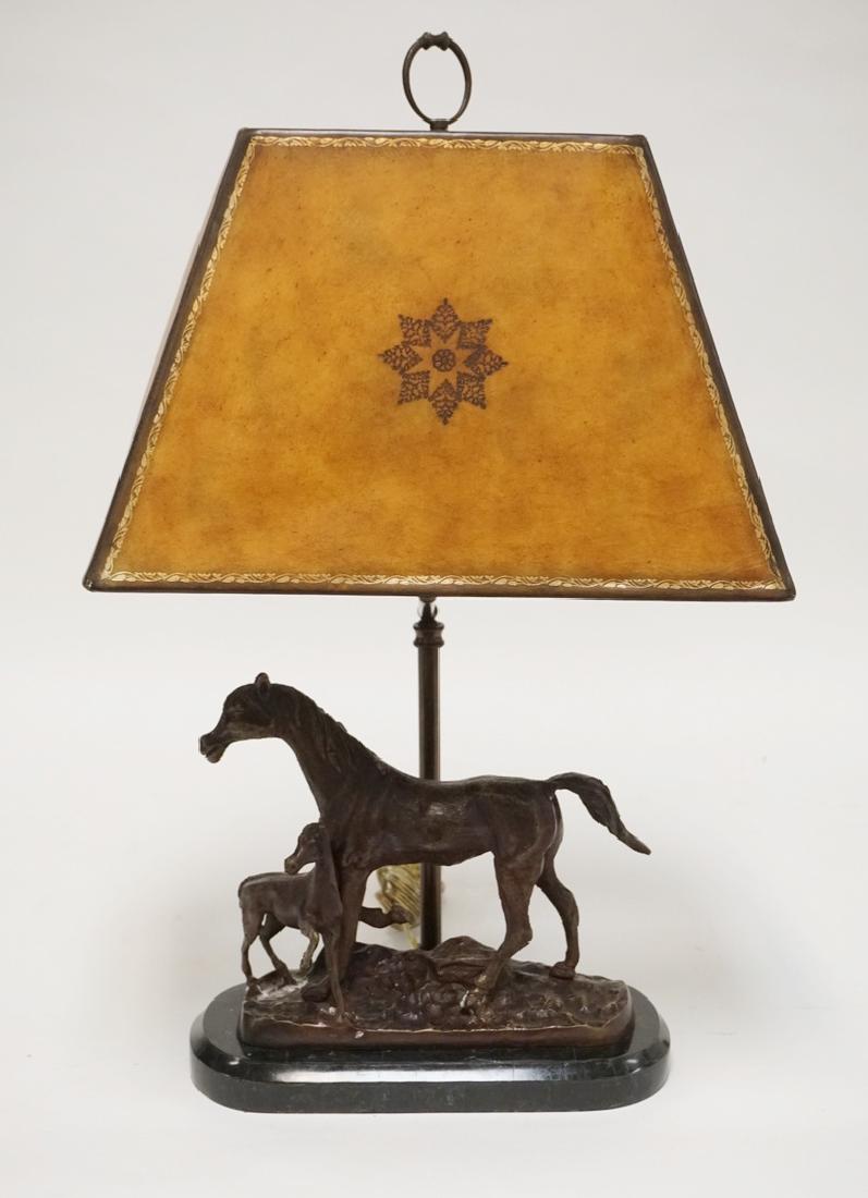 MAITLAND SMITH TABLE LAMP. THE BASE BEING A SCULPTURE (1 of 4)