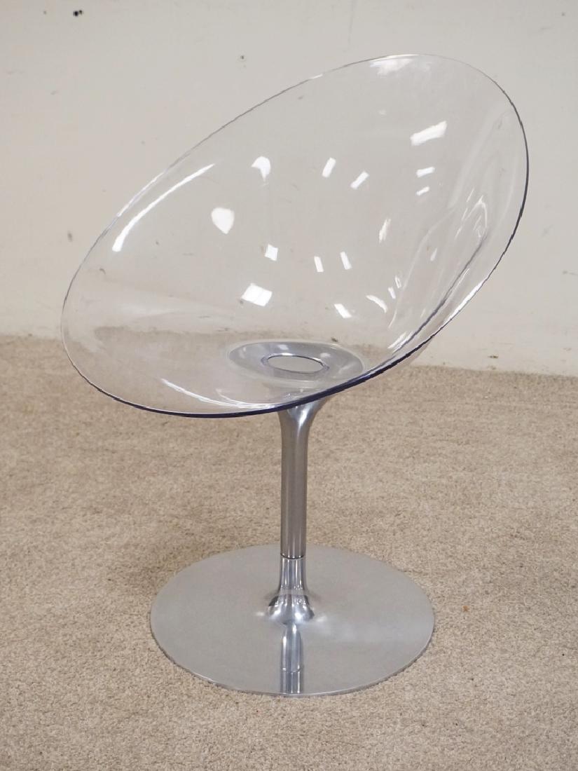 LUCITE EROS CHAIR BY KARTELL. 31 INCHES HIGH.