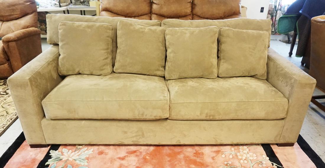 CRATE & BARREL SOFA MEASURING 87 INCHES LONG. (1 of 2)