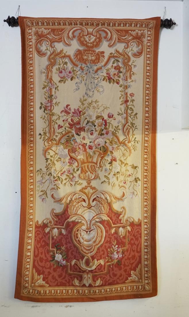 LARGE TAPESTRY FEATURING A FLOWERING URN AND FOLIATE (1 of 1)