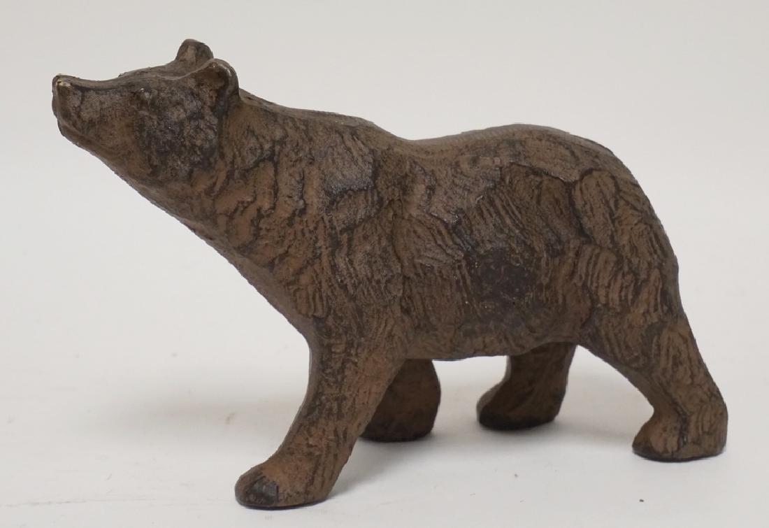 CAST IRON BEAR DOORSTOP. 6 INCHES HIGH. 9 INCHES LONG. (1 of 1)