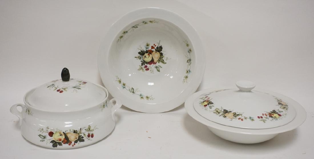 3 PIECES OF ROYAL DOULTON *MIRAMONT* PATERN PORCELAIN. (1 of 3)