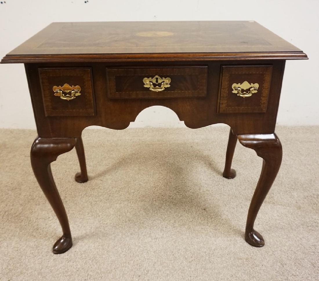 COUNCILL CRAFTSMAN MAHOGANY LOWBOY WITH BOOK MATCHED (1 of 3)