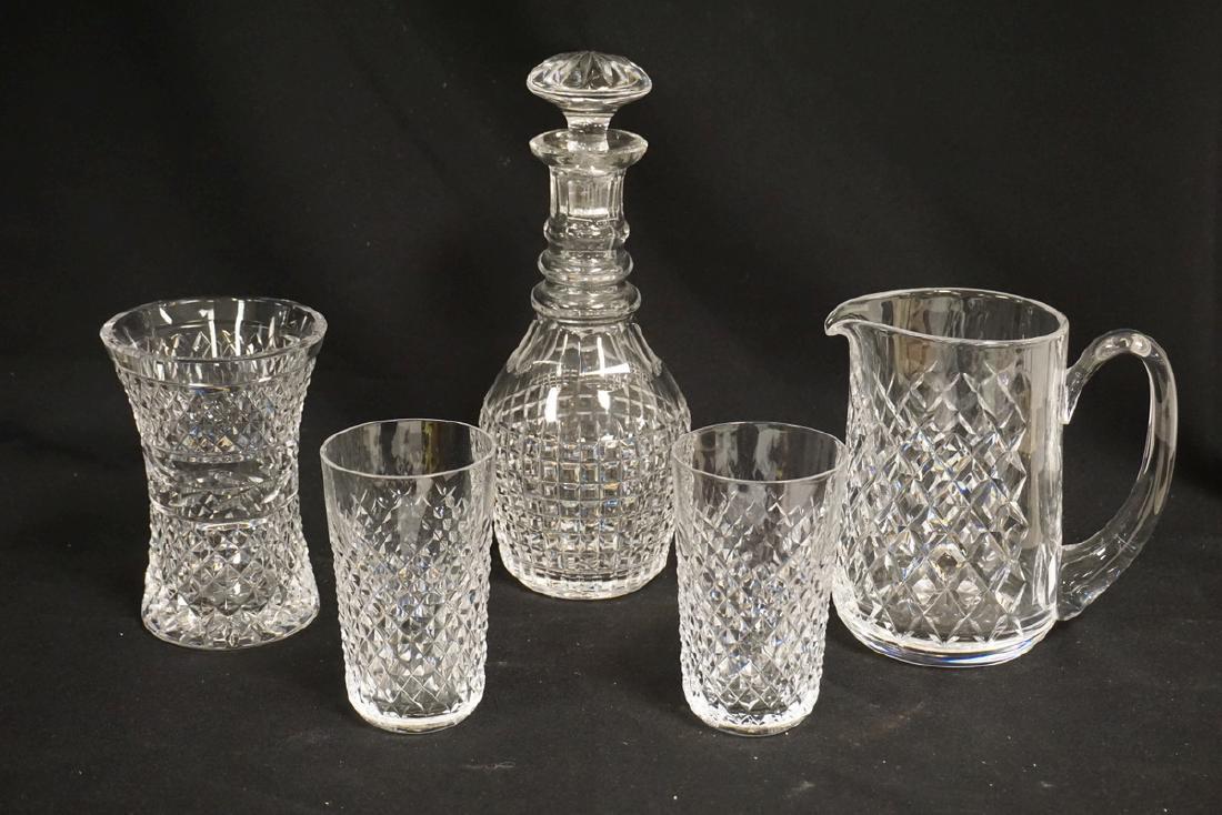 5 PIECE LOT OF WATERFORD CRYSTAL. INCLUDES A 10 3/4 (1 of 1)