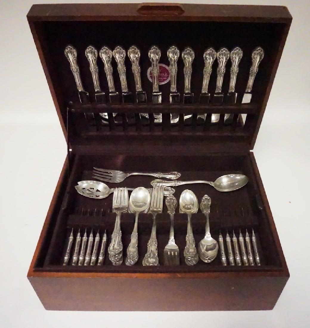 87 PIECE INTERNATIONAL STERLING SILVER *WILD ROSE* (1 of 5)